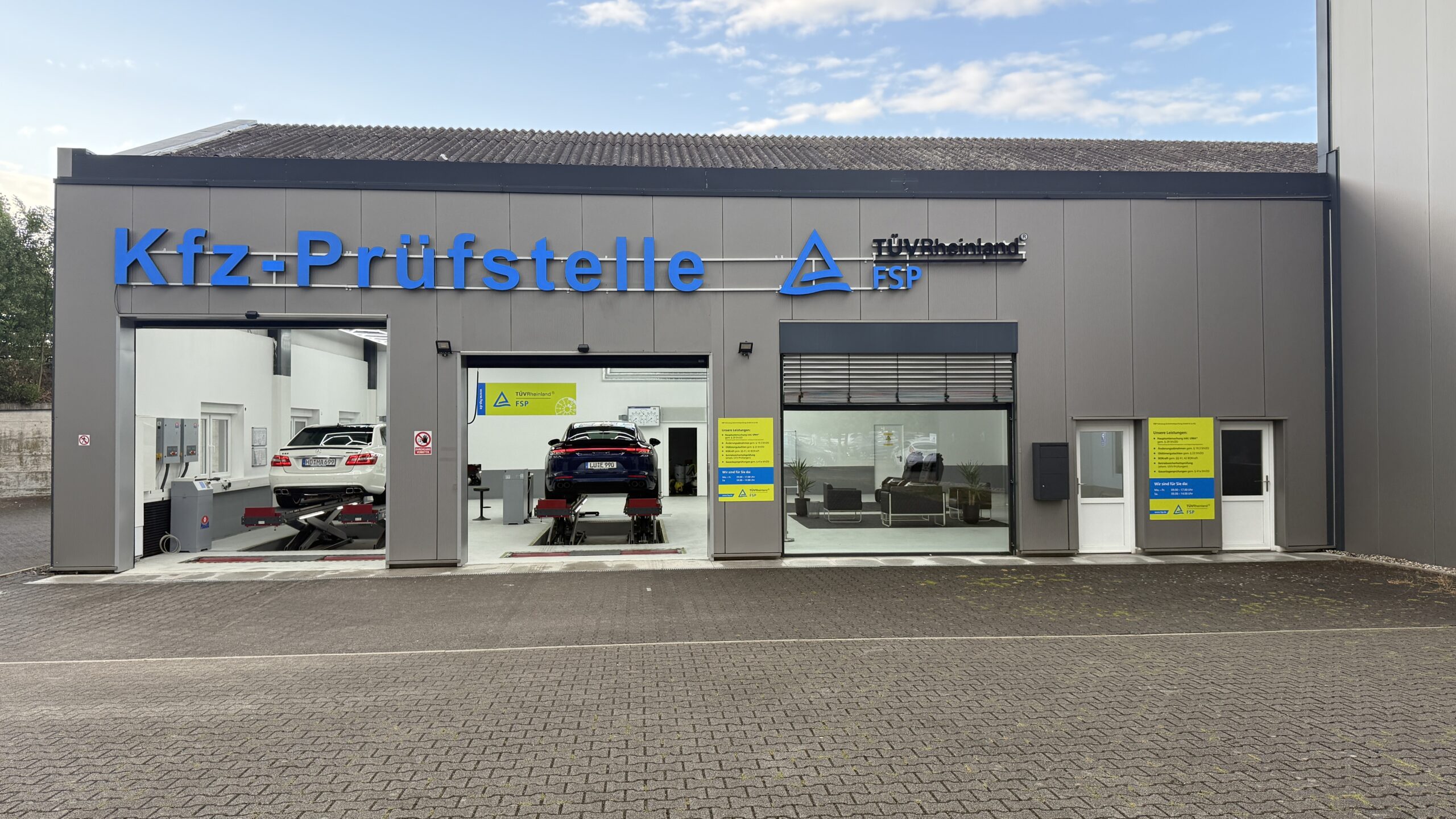 Kfz-Prüfstelle des Prüfzentrums Rhein-Neckar in Ludwigshafen